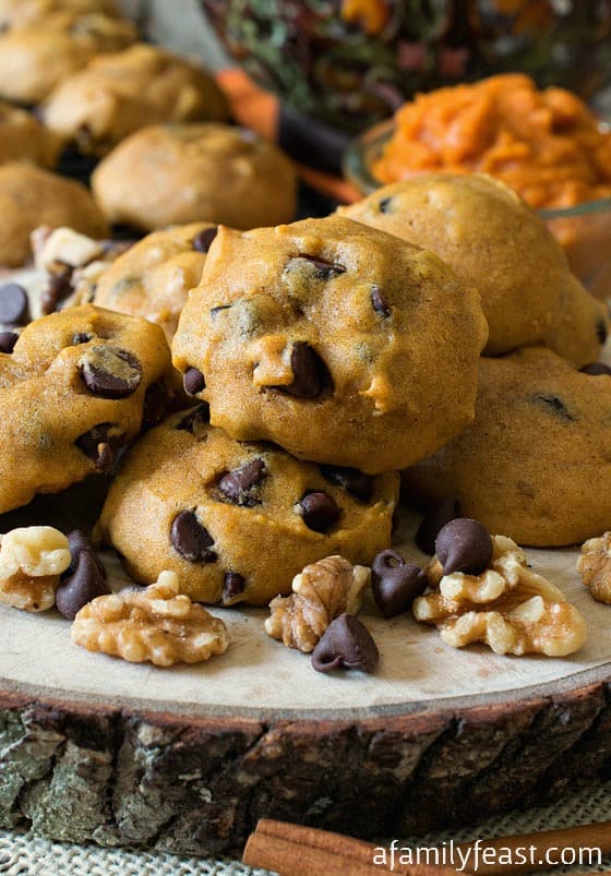 Quick Fall Baking: Soft Pumpkin Chocolate Chip Cookies in 30 Mins