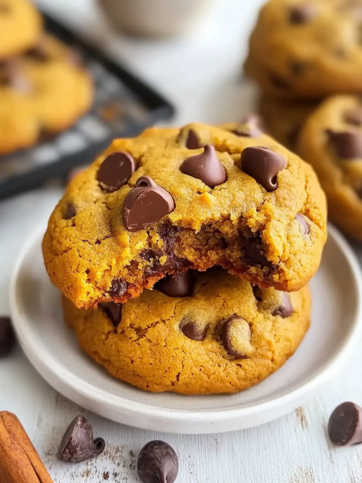 Ultimate Soft & Chewy Pumpkin Chocolate Chip Cookies Recipe